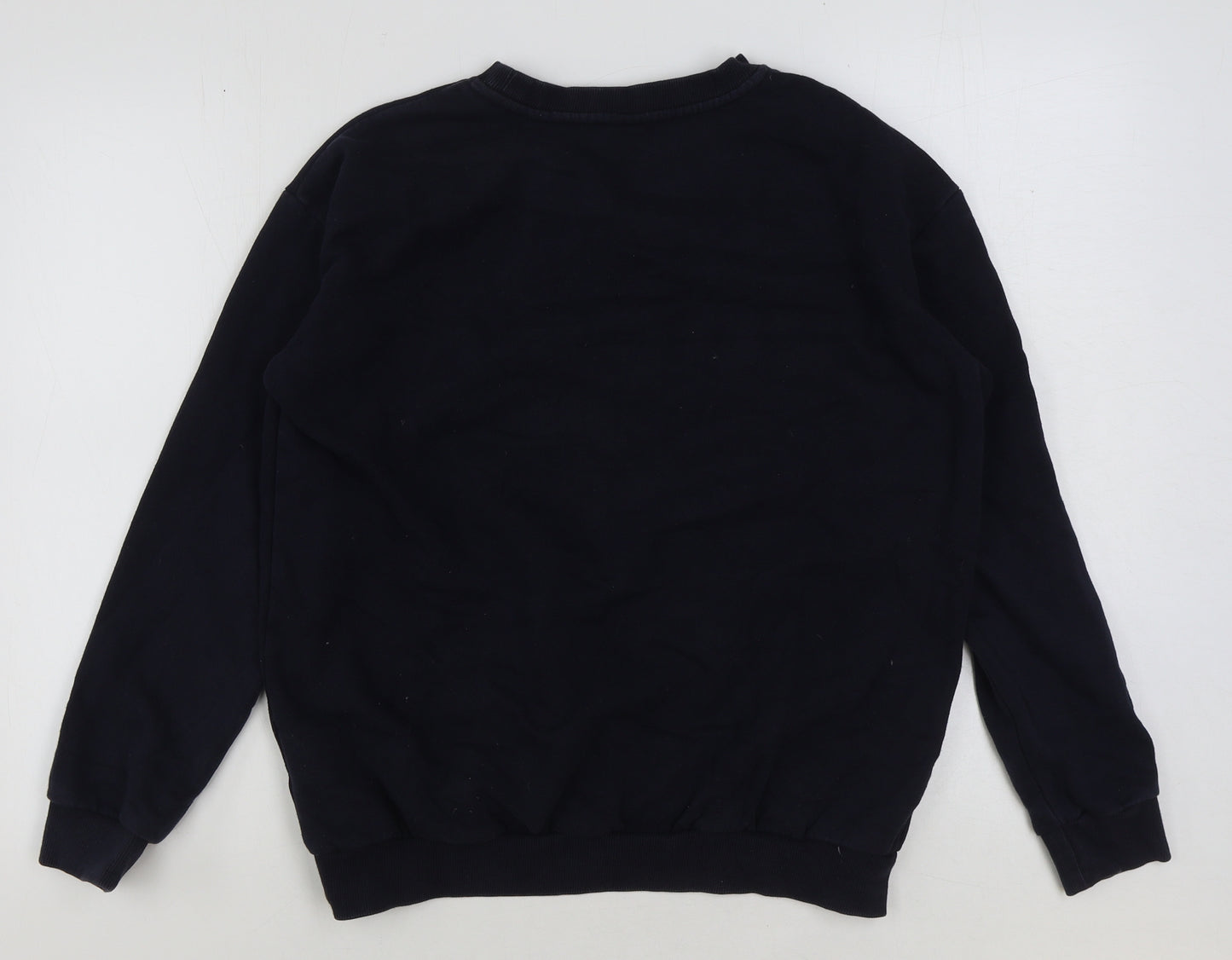 H&M Womens Blue Polyester Pullover Sweatshirt Size S Pullover