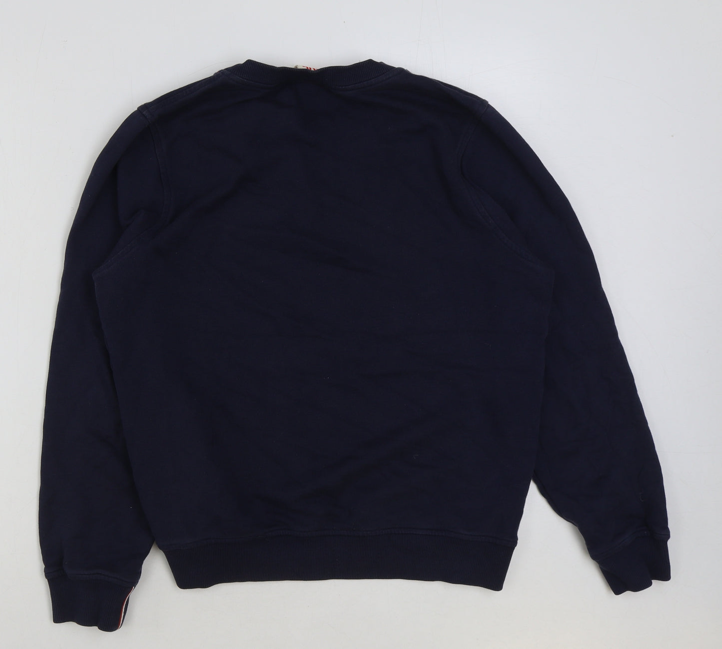 Lacoste Mens Blue Polyester Pullover Sweatshirt Size M