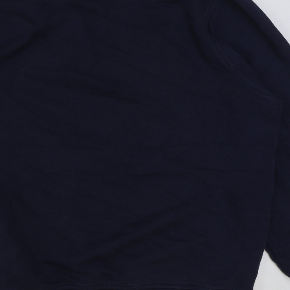 Lacoste Mens Blue Polyester Pullover Sweatshirt Size M