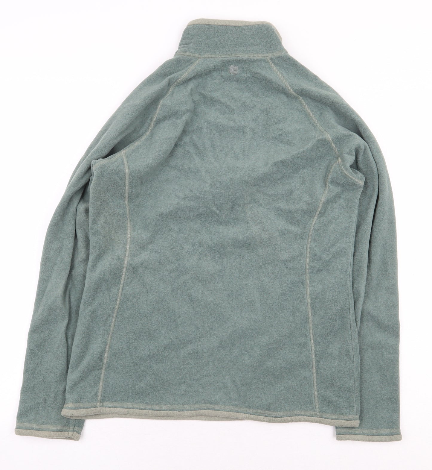 Mountain Warehouse Womens Green Polyester Pullover Sweatshirt Size 10 Zip