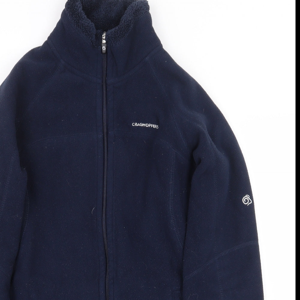Craghoppers Womens Blue Jacket Size 8 Zip