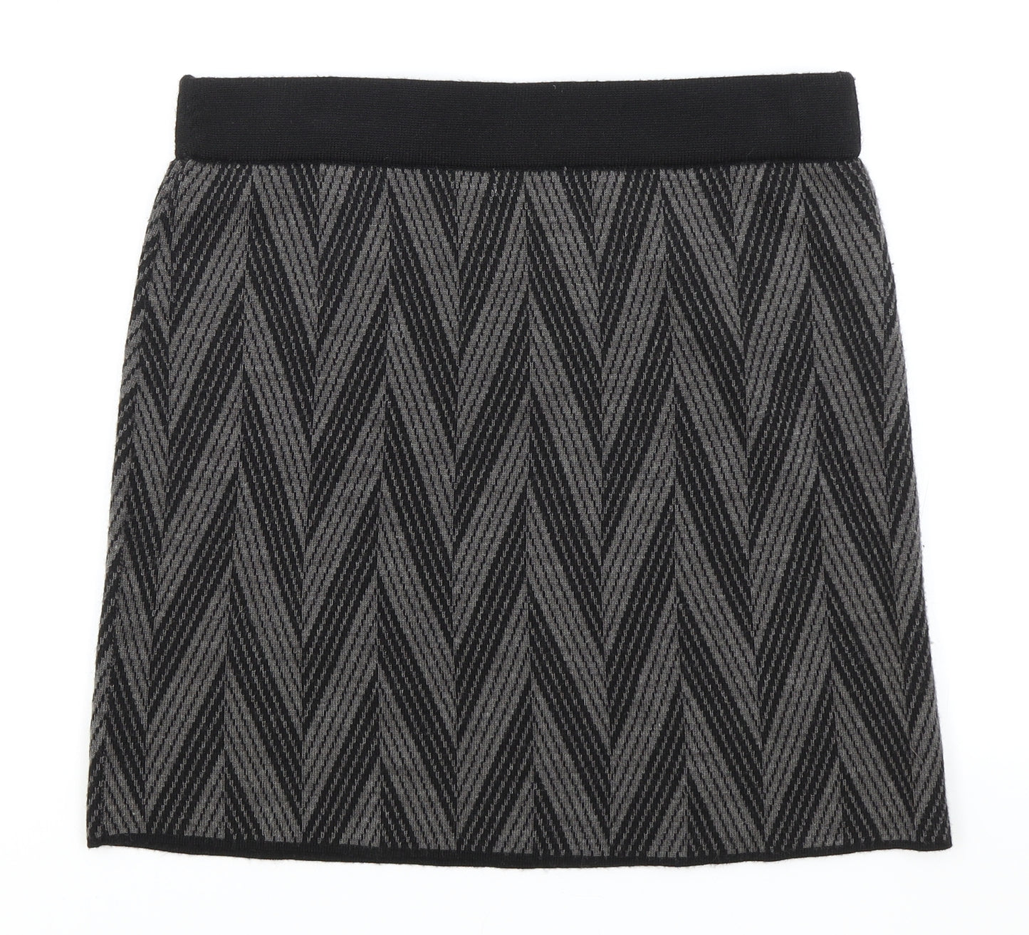Kenar Womens Brown Geometric Acrylic Mini Skirt Size L