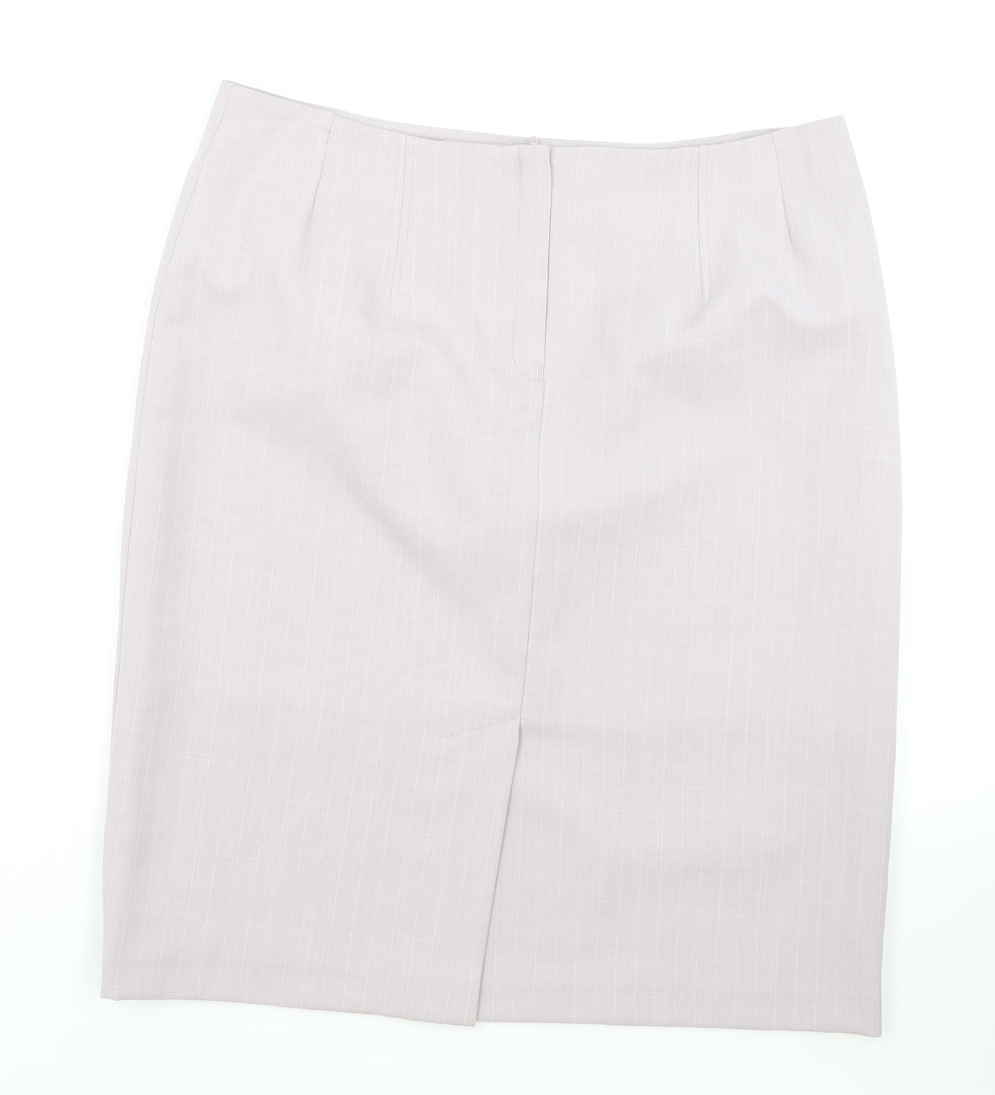 George Womens Pink Polyester A-Line Skirt Size 14 Zip