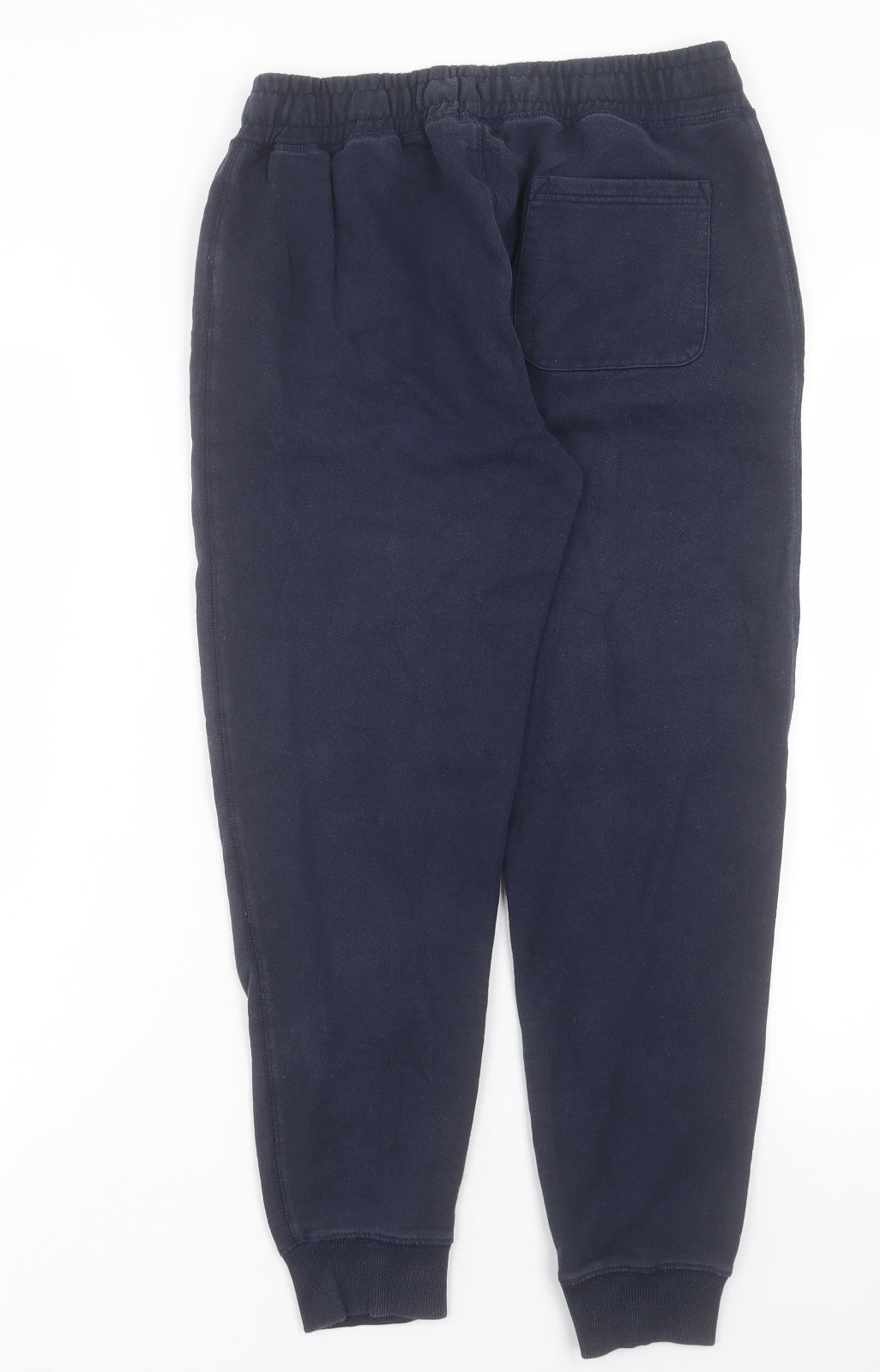 Jack Wills Mens Blue Cotton Jogger Trousers Size S L25 in Regular Drawstring