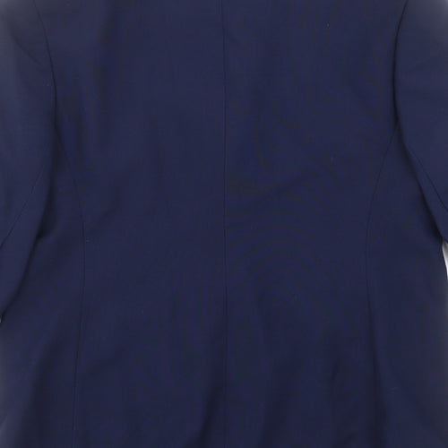 Imagination Womens Blue Jacket Blazer Size 14 Button