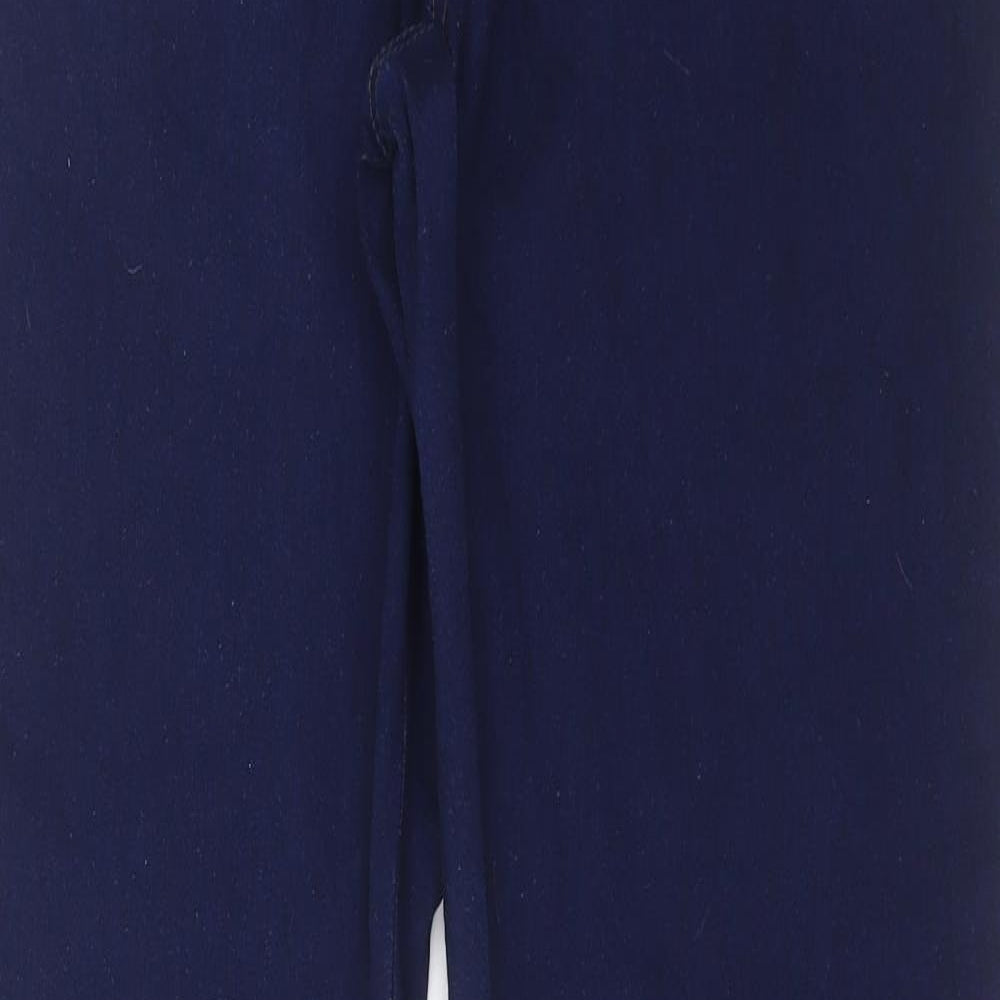 ESMARA Womens Blue Cotton Jegging Trousers Size 18 L31 in Regular