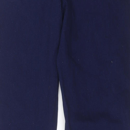 ESMARA Womens Blue Cotton Jegging Trousers Size 18 L31 in Regular