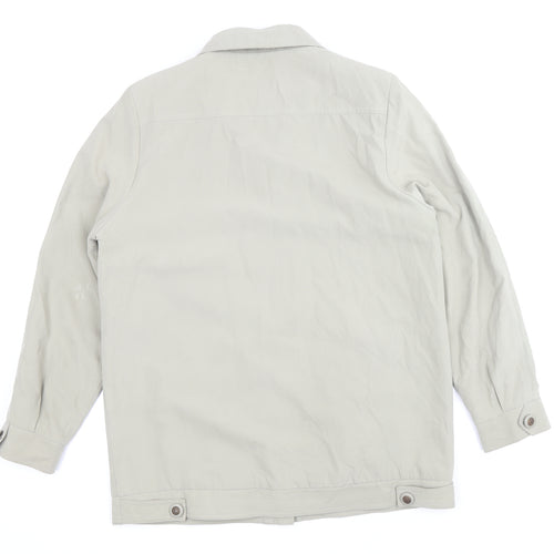 Klassik Womens Beige Jacket Size 10 Button