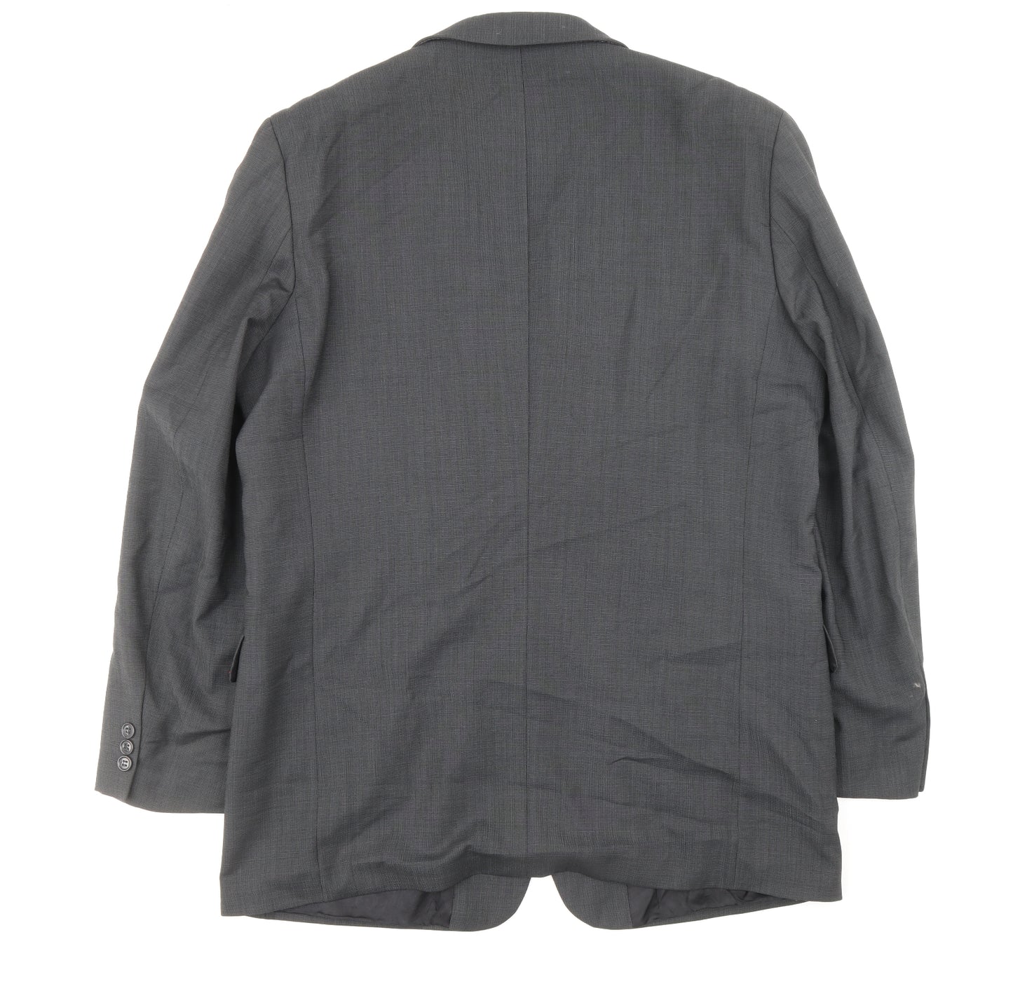 NEXT Mens Grey Wool Jacket Suit Jacket Size 42 - Outer Pockets