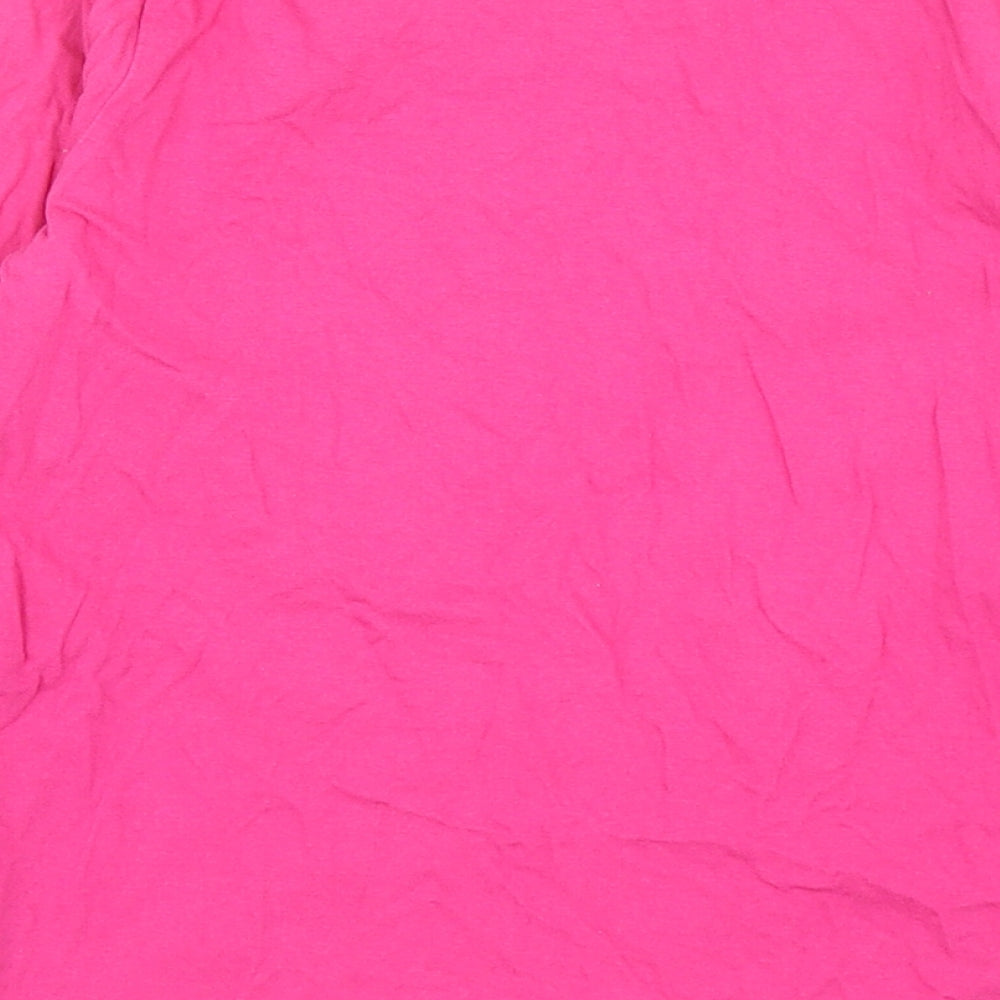 Primark Girls Pink Cotton Basic Casual Size 7-8 Years Round Neck Pullover - Magical Unicorn