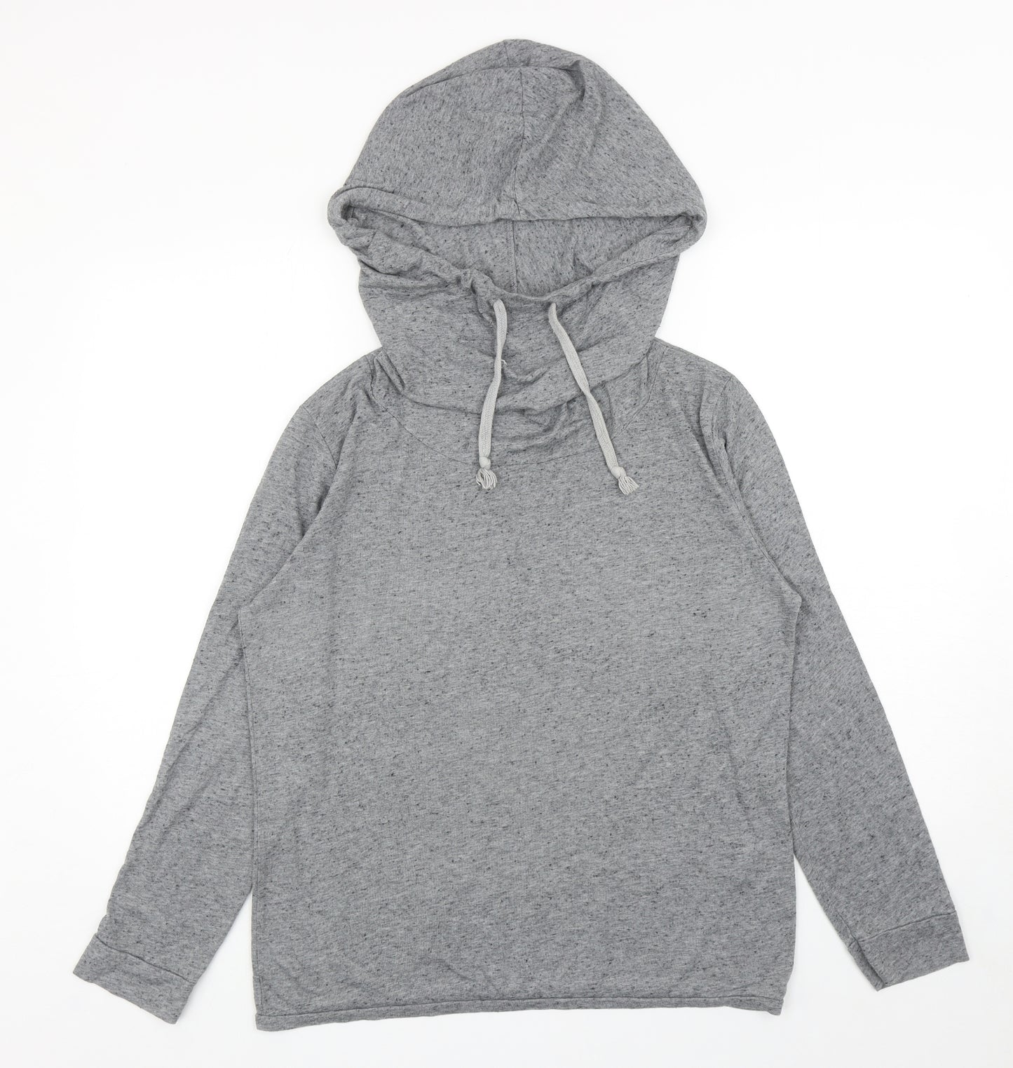 River Island Womens Grey Polyester Pullover Hoodie Size M Pullover