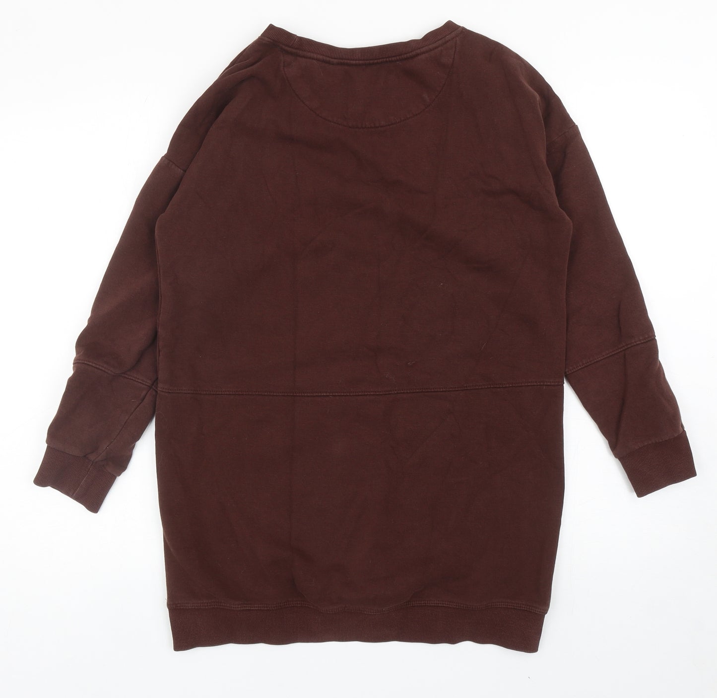 NEXT Womens Brown Cotton Pullover Sweatshirt Size S Pullover