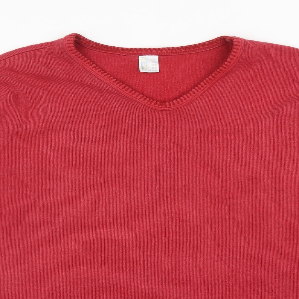 Preworn Womens Red Cotton Pullover Sweatshirt Size 30 Pullover - UK Size 30-32