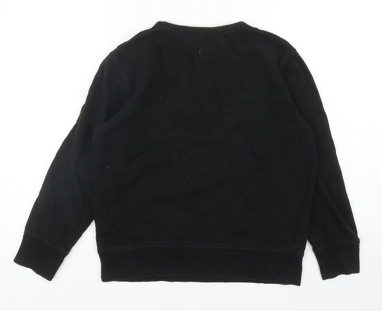 Gap Boys Black Cotton Pullover Sweatshirt Size XL Pullover