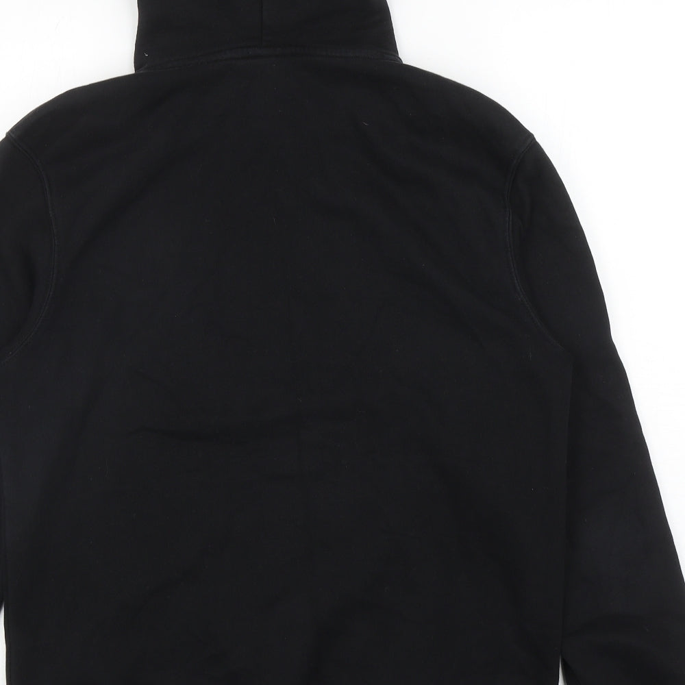 H&M Mens Black Cotton Pullover Hoodie Size S - Off The Path