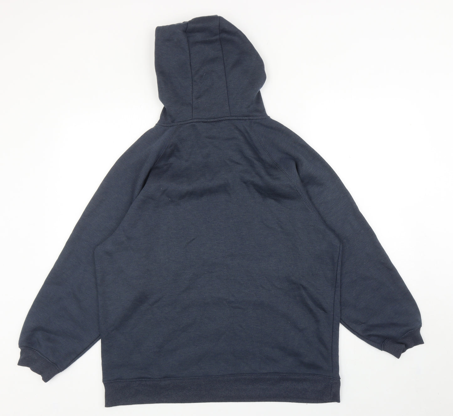 Papaya Womens Blue Viscose Pullover Hoodie Size M Pullover
