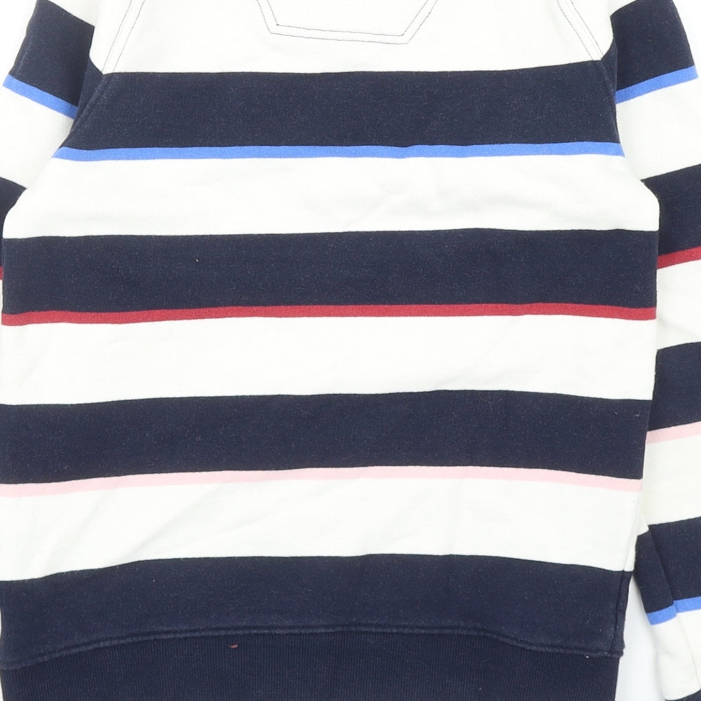 Joules Girls Multicoloured Striped Cotton Pullover Sweatshirt Size 11 Years Pullover