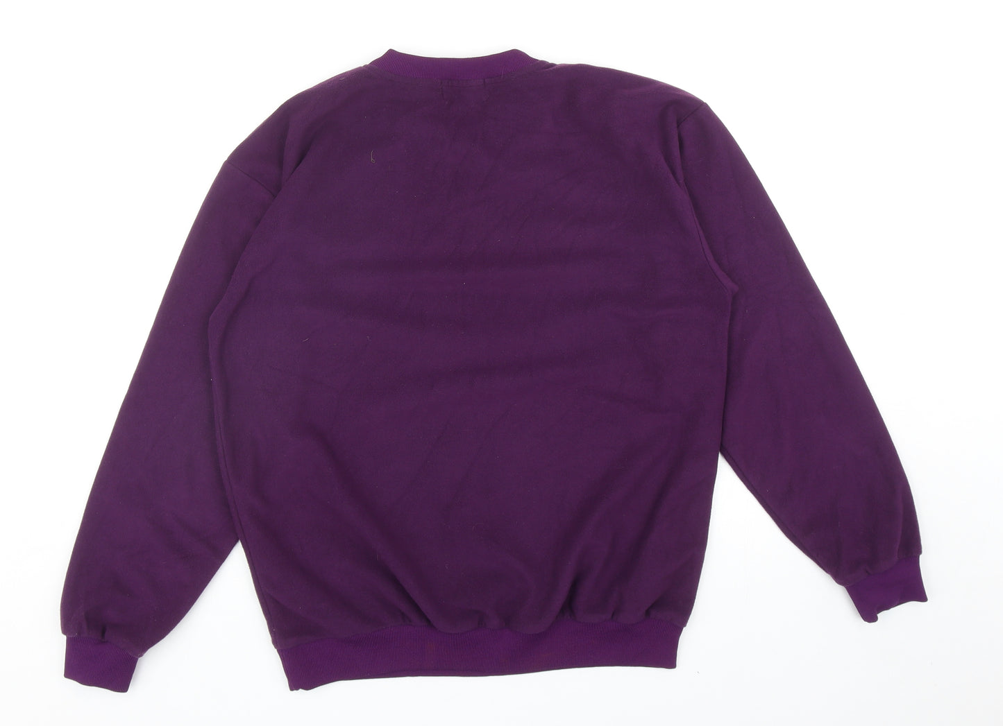 L.L. Bean Womens Purple Polyester Pullover Sweatshirt Size M Pullover
