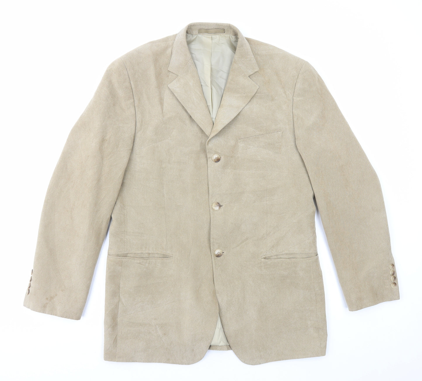 Marks and Spencer Mens Brown Polyester Jacket Blazer Size M