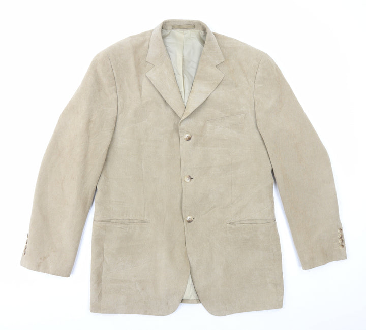 Marks and Spencer Mens Brown Polyester Jacket Blazer Size M