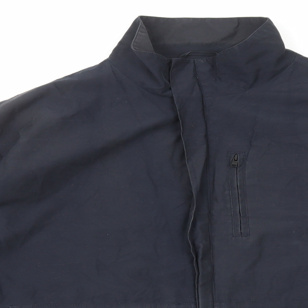 NEXT Womens Black Windbreaker Jacket Size M Zip