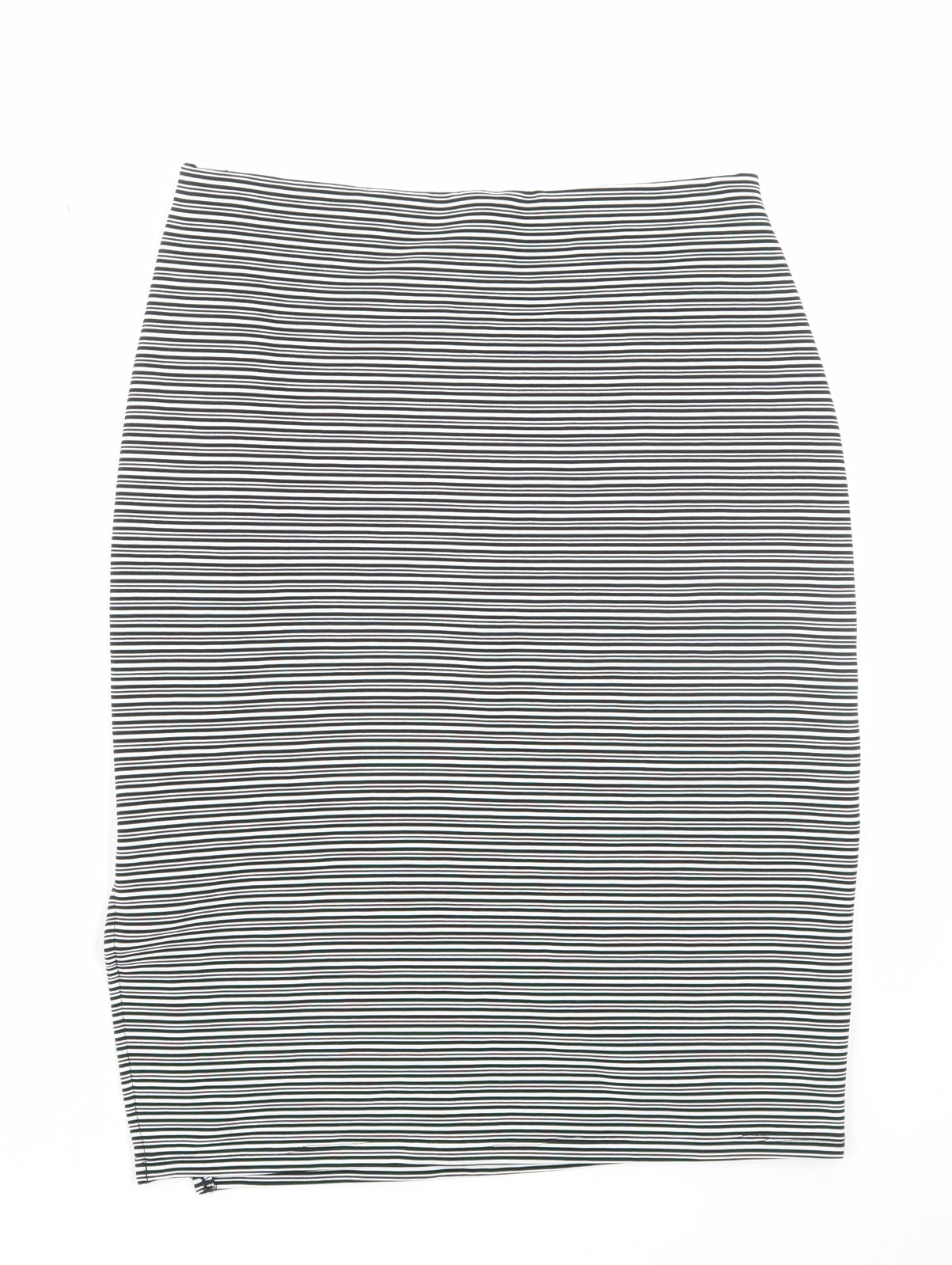 Atmosphere Womens Black Striped Polyester Straight & Pencil Skirt Size 10 Zip