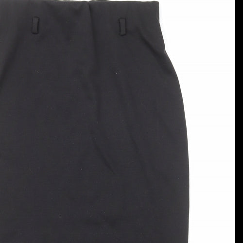 South Womens Black Polyester Straight & Pencil Skirt Size 12