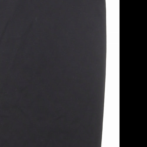 South Womens Black Polyester Straight & Pencil Skirt Size 12