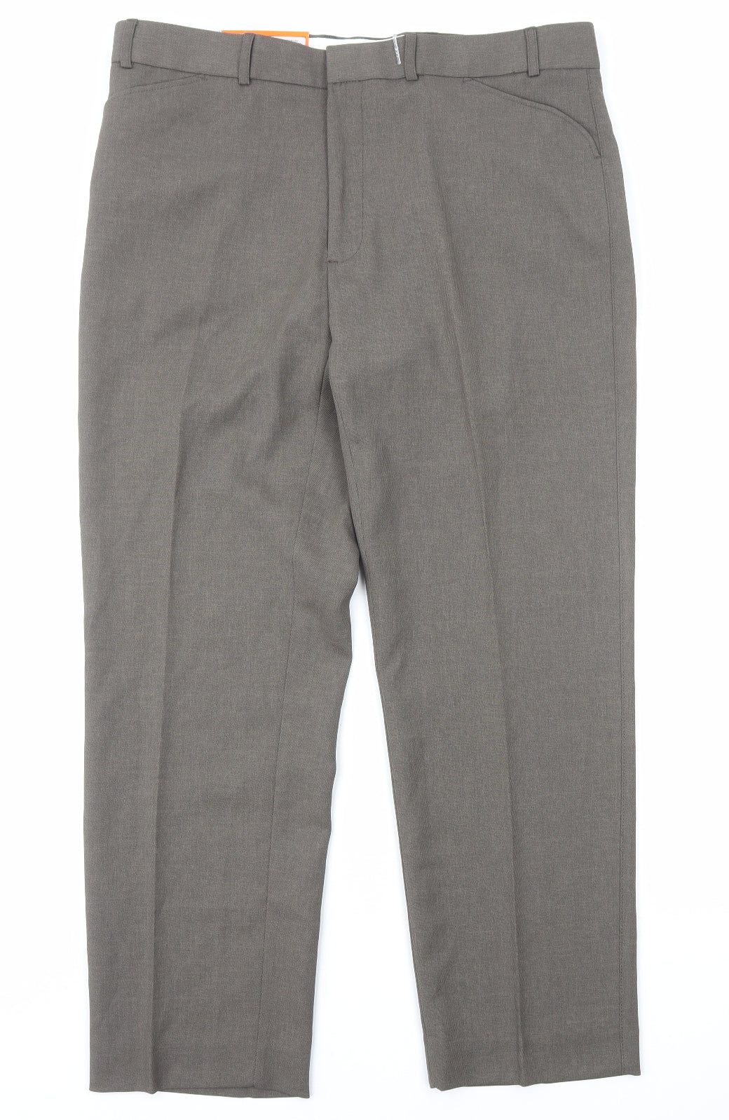 James Pringle Mens Brown Polyester Tuxedo Suit Trousers Size XL