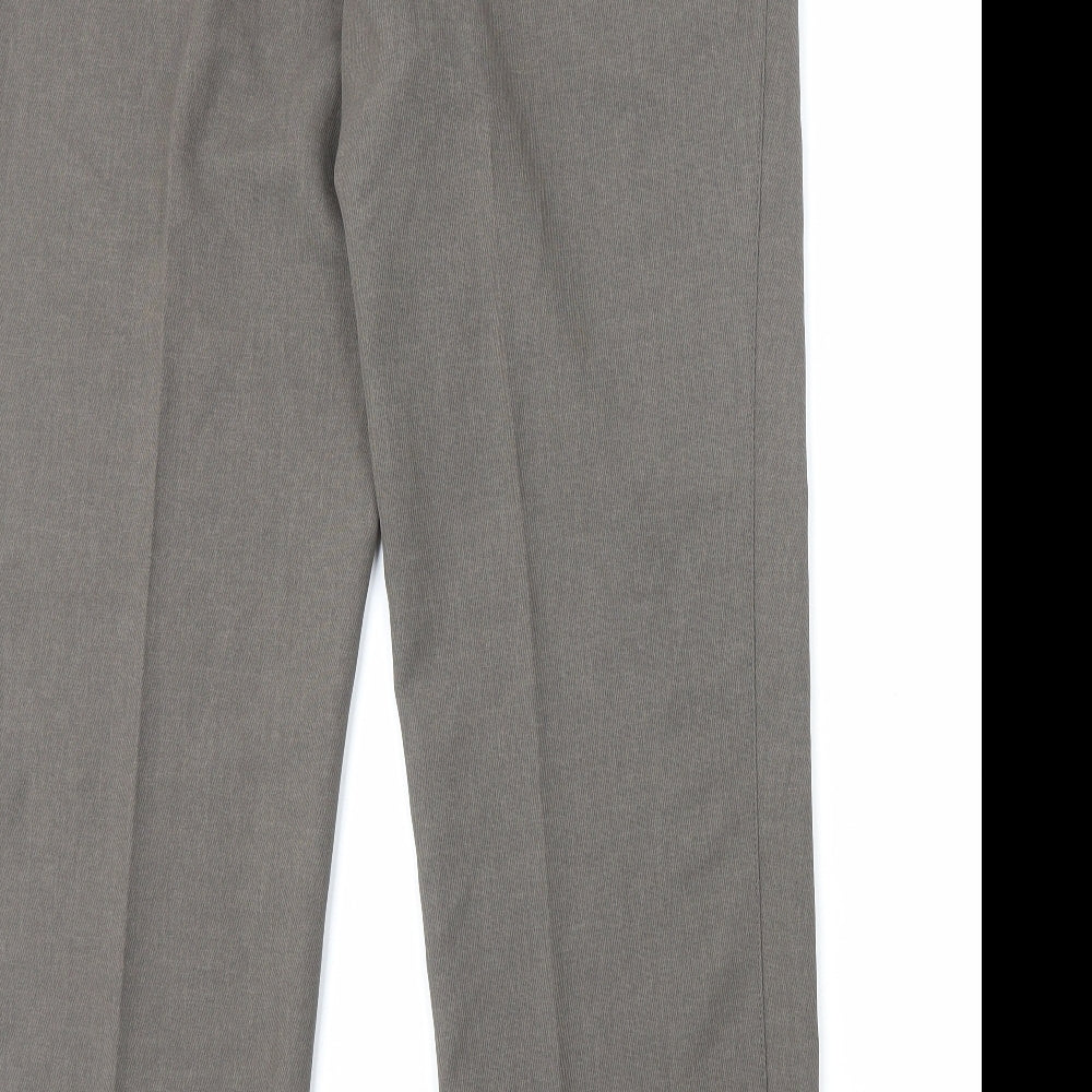 James Pringle Mens Brown Polyester Tuxedo Suit Trousers Size XL