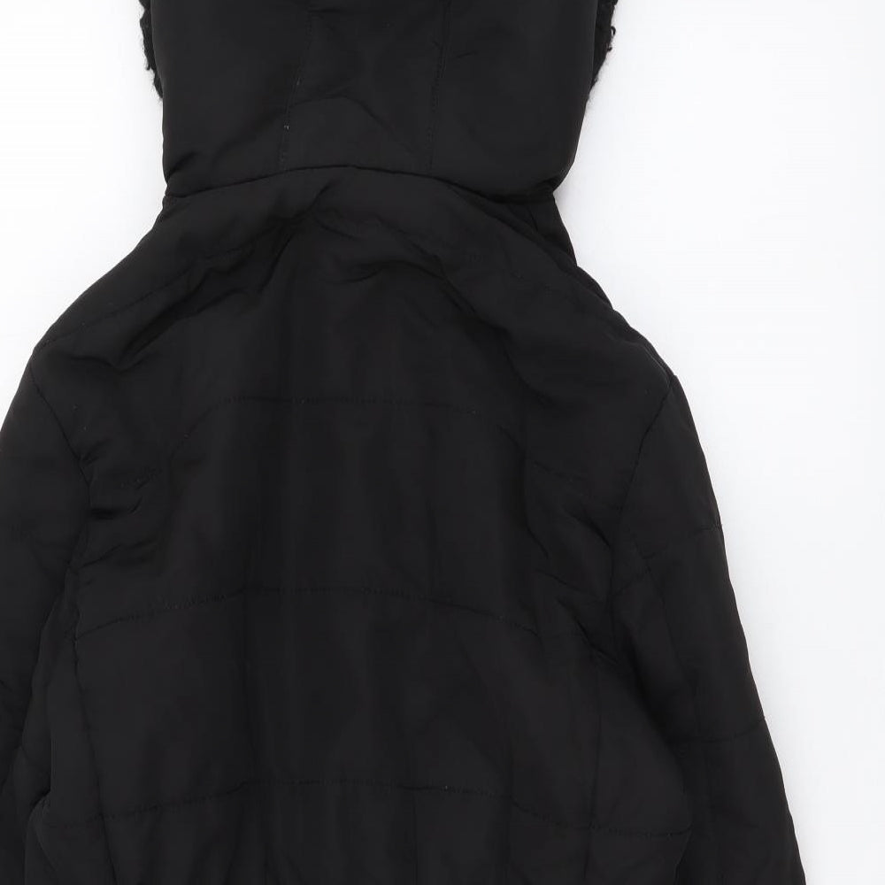 H&M Womens Black Jacket Size S Zip