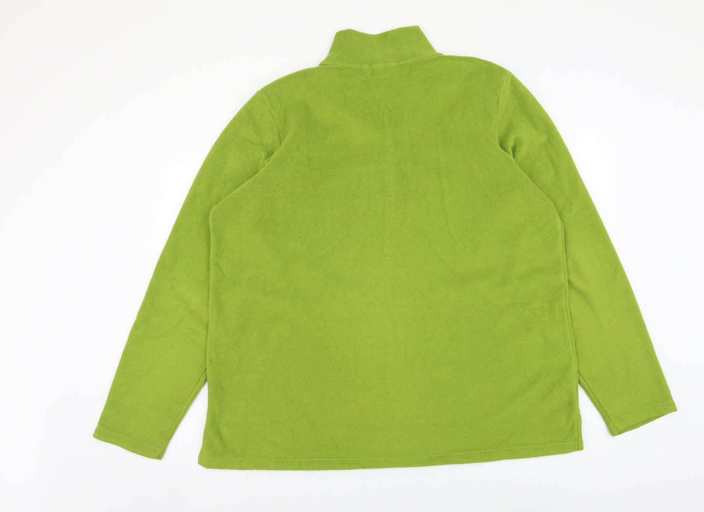 Lands' End Womens Green Polyester Pullover Sweatshirt Size 18 Pullover