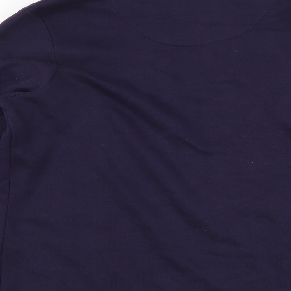 TU Womens Blue Polyester Pullover Sweatshirt Size 16 Pullover