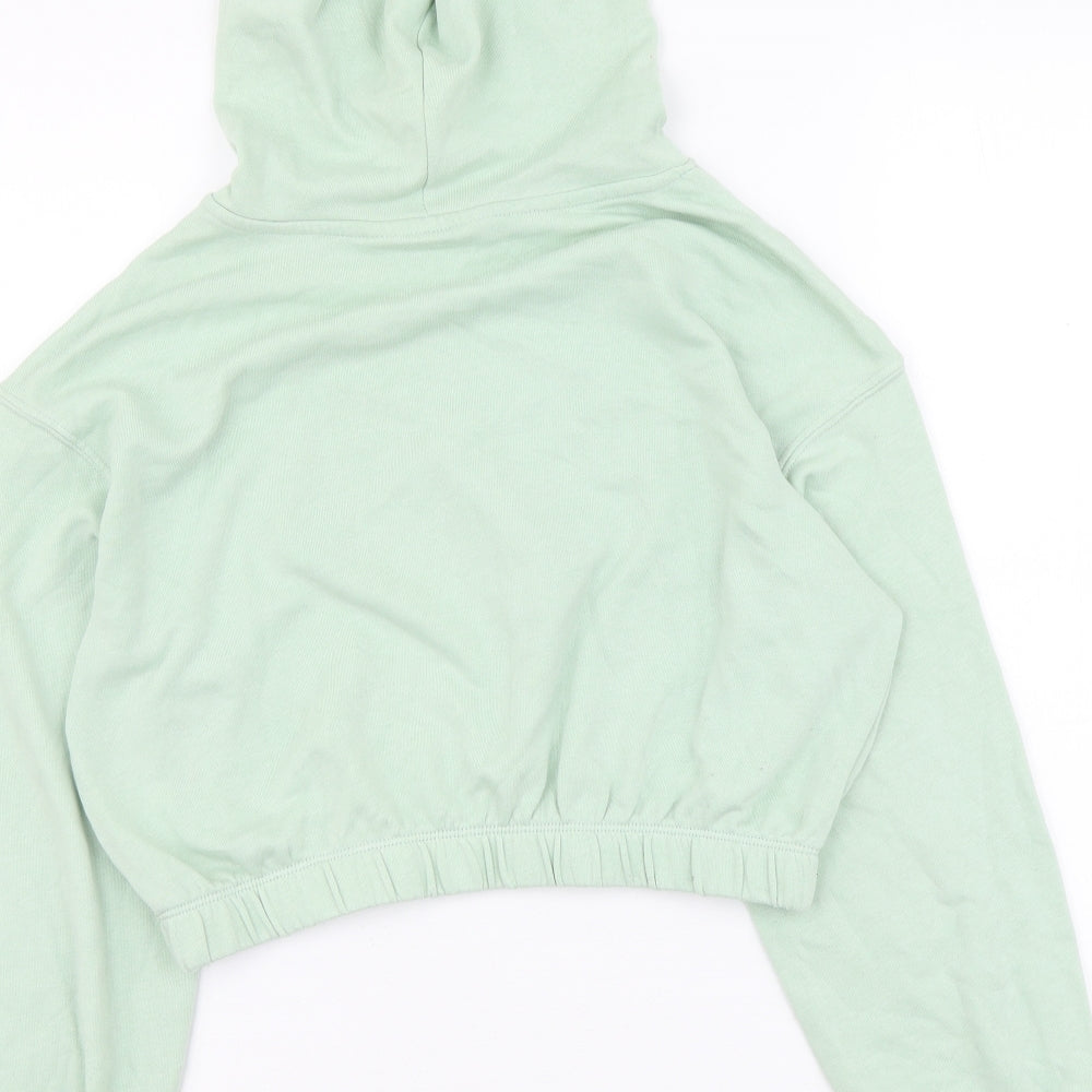 H&M Girls Green Cotton Pullover Hoodie Size 11-12 Years Pullover - California