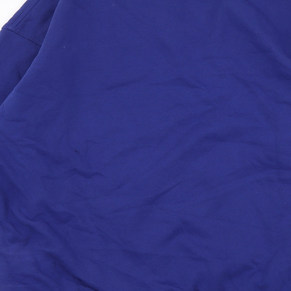 Stadvoru Mens Blue Cotton Pullover Sweatshirt Size L - Stadvoru