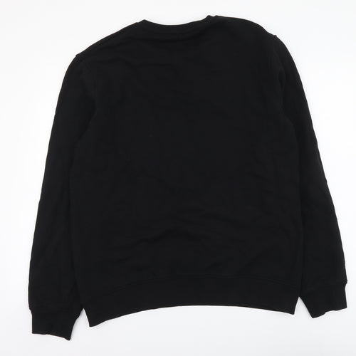 Karl Lagerfeld Mens Black Cotton Pullover Sweatshirt Size XL