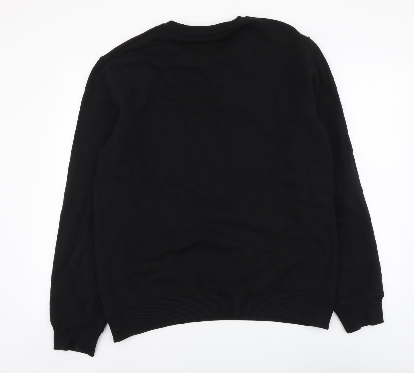Karl Lagerfeld Mens Black Cotton Pullover Sweatshirt Size XL