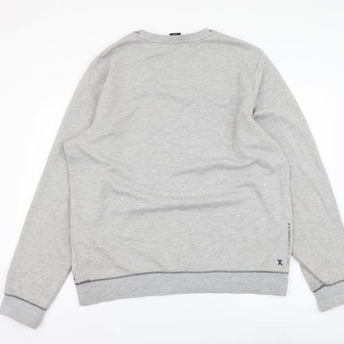Protest Xplore Mens Grey Cotton Pullover Sweatshirt Size XL