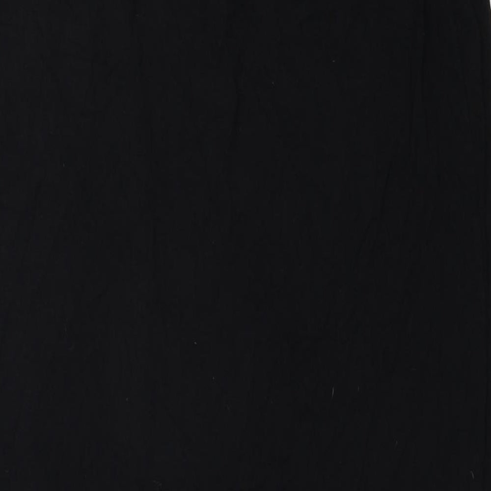 Graffic Womens Black Viscose Maxi Skirt Size S - Size S/M
