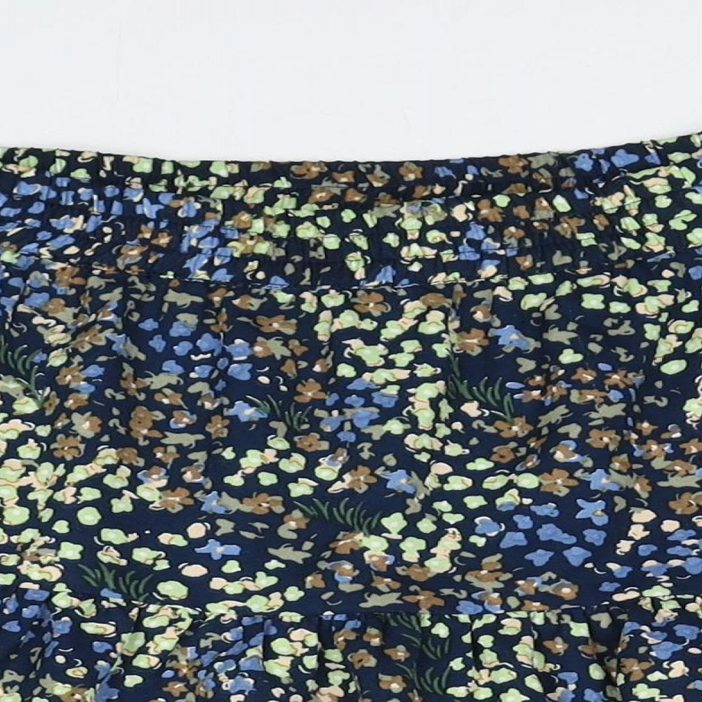 Only Womens Multicoloured Floral Polyester Mini Skirt Size 12
