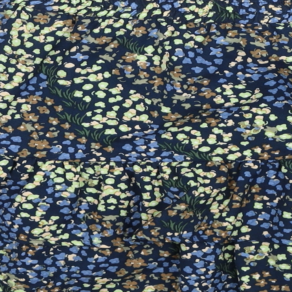 Only Womens Multicoloured Floral Polyester Mini Skirt Size 12