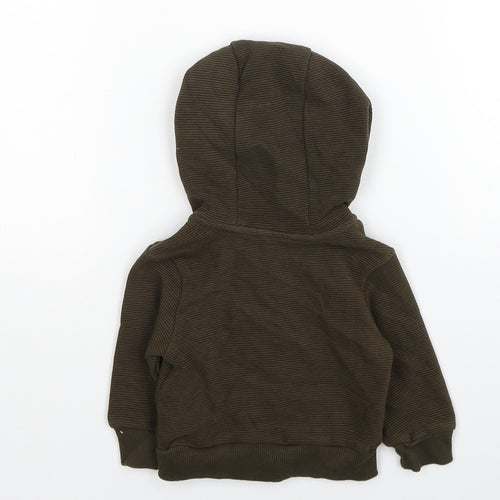 Primark Boys Green Basic Coat Jacket Size 3-6 Months Zip