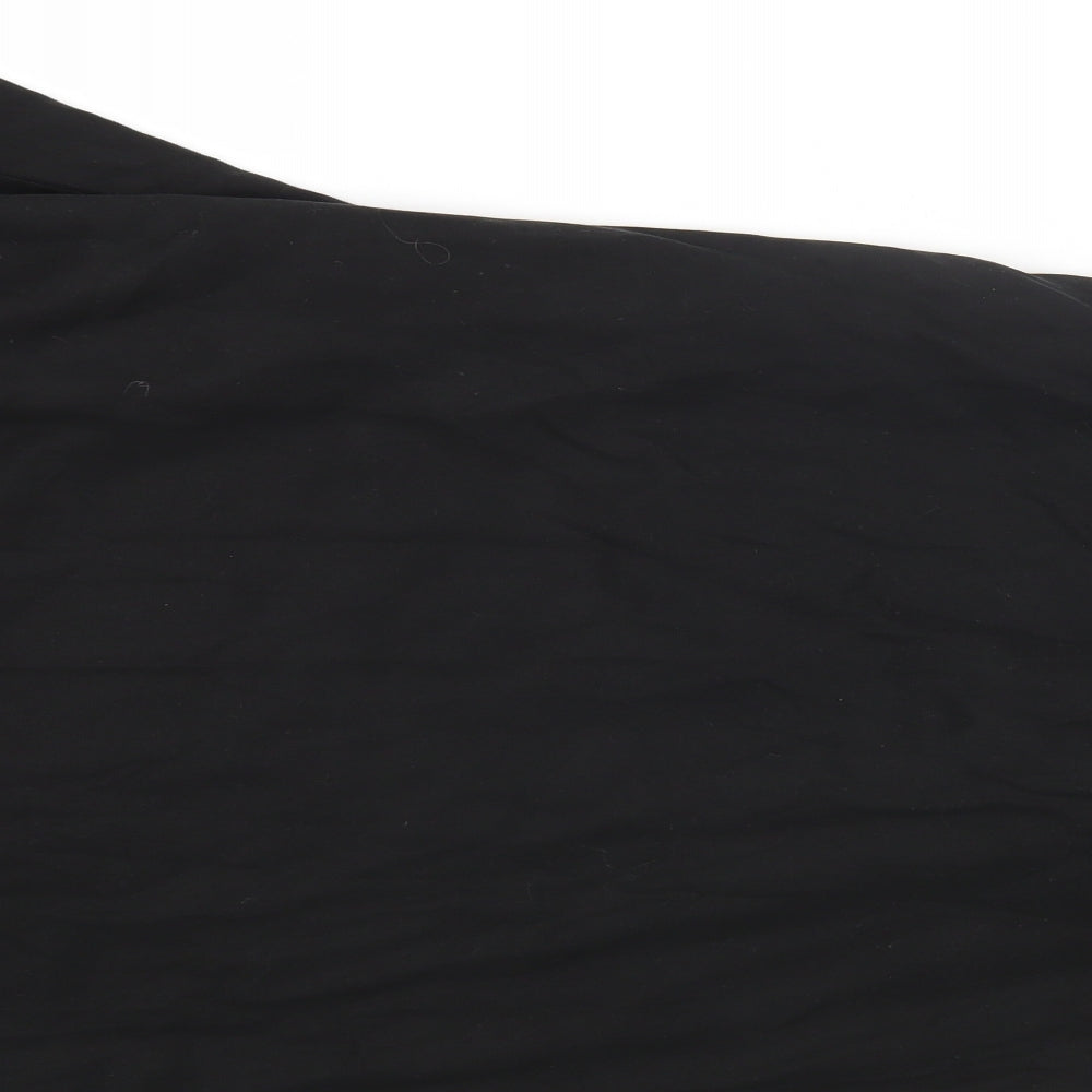 NEXT Womens Black Lyocell Maxi Size 10 Off the Shoulder Pullover