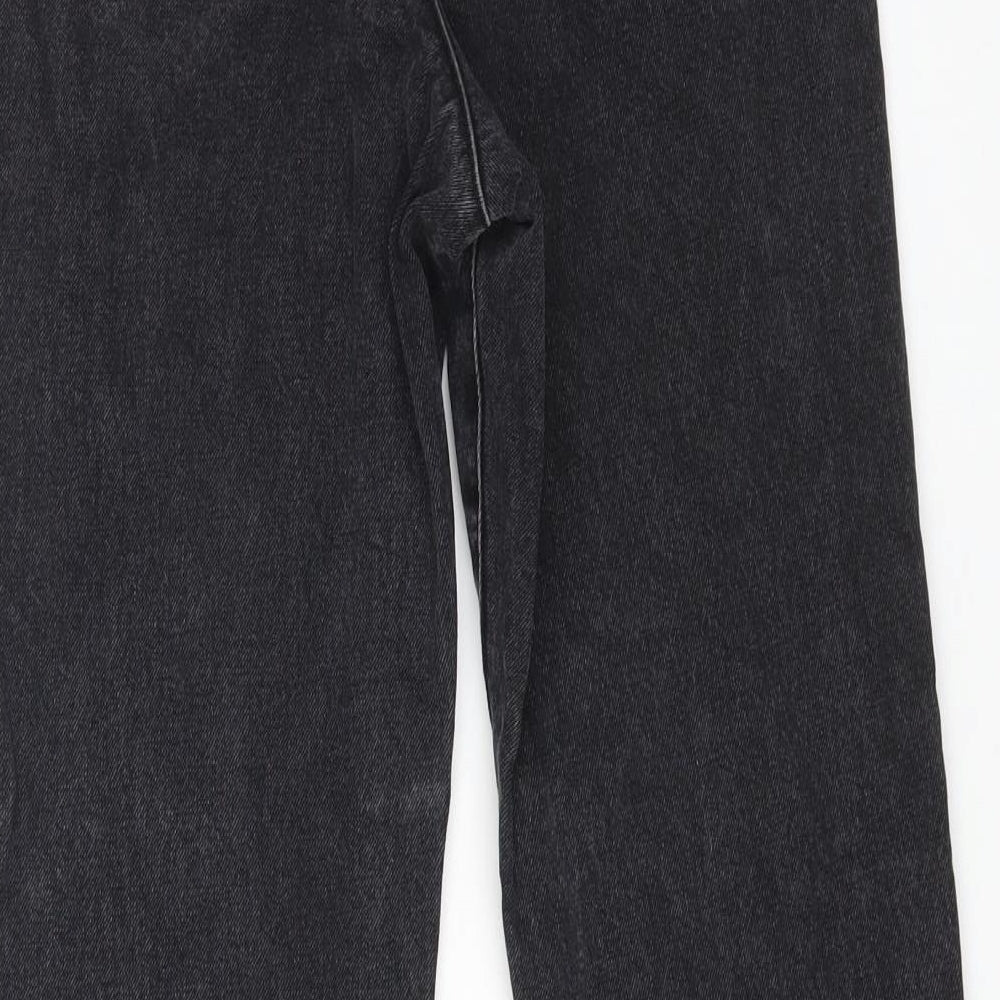 The Ragged Priest Womens Black Cotton Mom Jeans Size 24 in L28 in Regular Zip