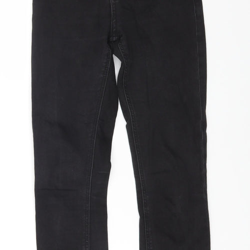 ASOS Womens Black Cotton Skinny Jeans Size 25 in L30 in Regular Zip