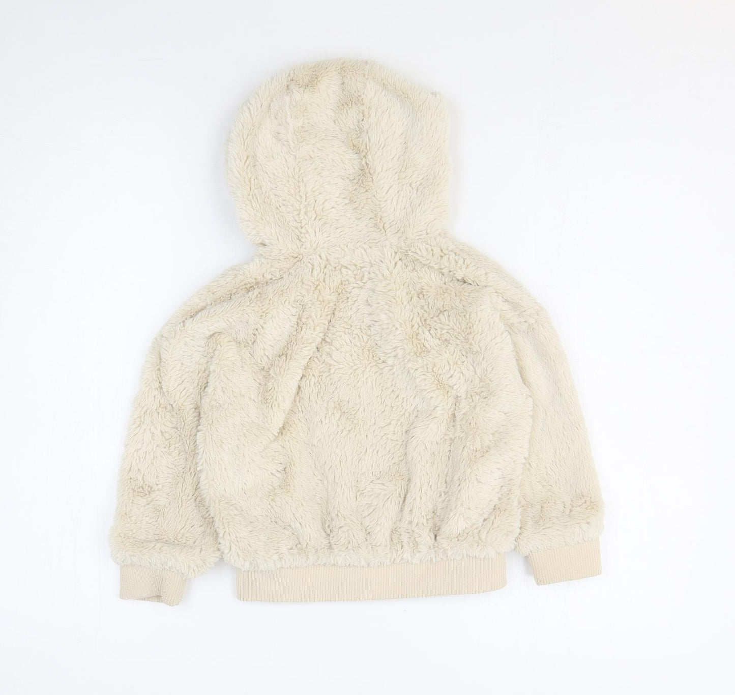 F&F Girls White Jacket Size 5-6 Years Zip