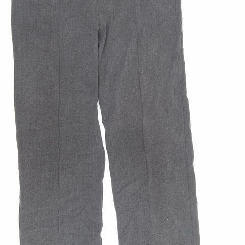 Autonomy Womens Grey Polyester Dress Pants Trousers Size 10 L27.5 in Regular