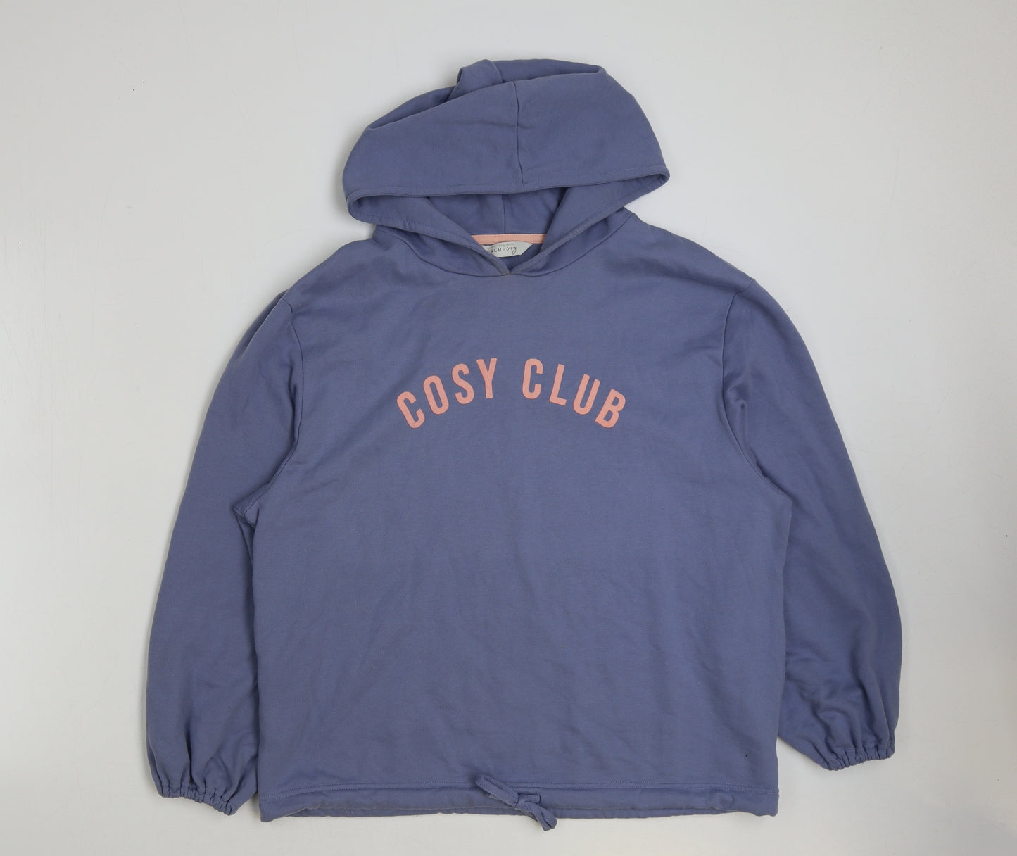 George Womens Blue Polyester Pullover Hoodie Size 12 Pullover - Cosy Club