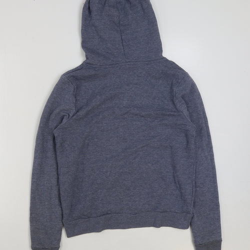 Primark Womens Grey Polyester Pullover Hoodie Size 12 Zip