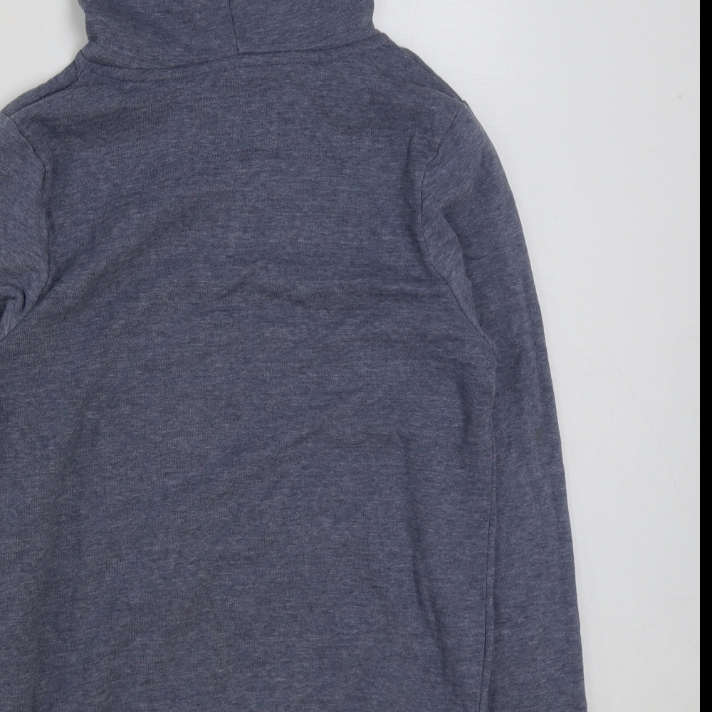 Primark Womens Grey Polyester Pullover Hoodie Size 12 Zip